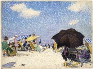 Scene by the beach